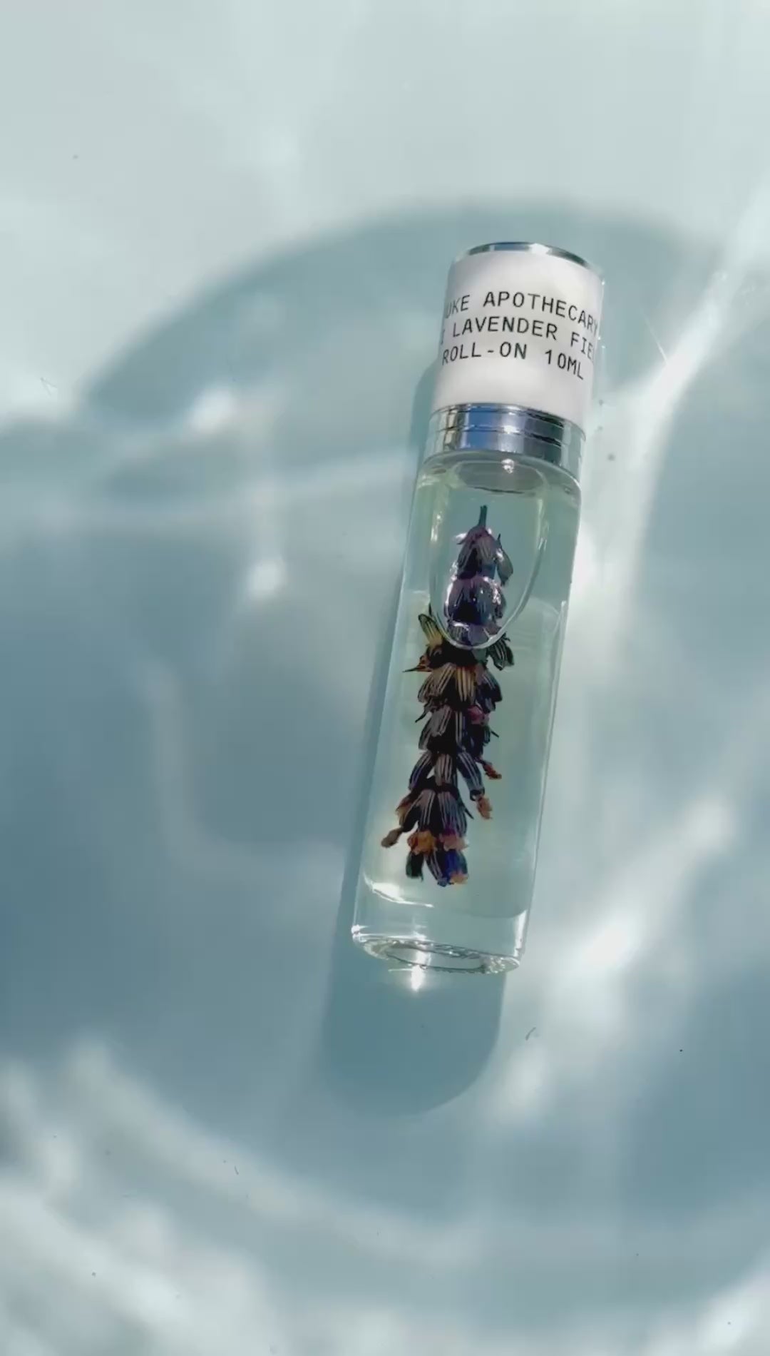 video of lavender essential oil roller