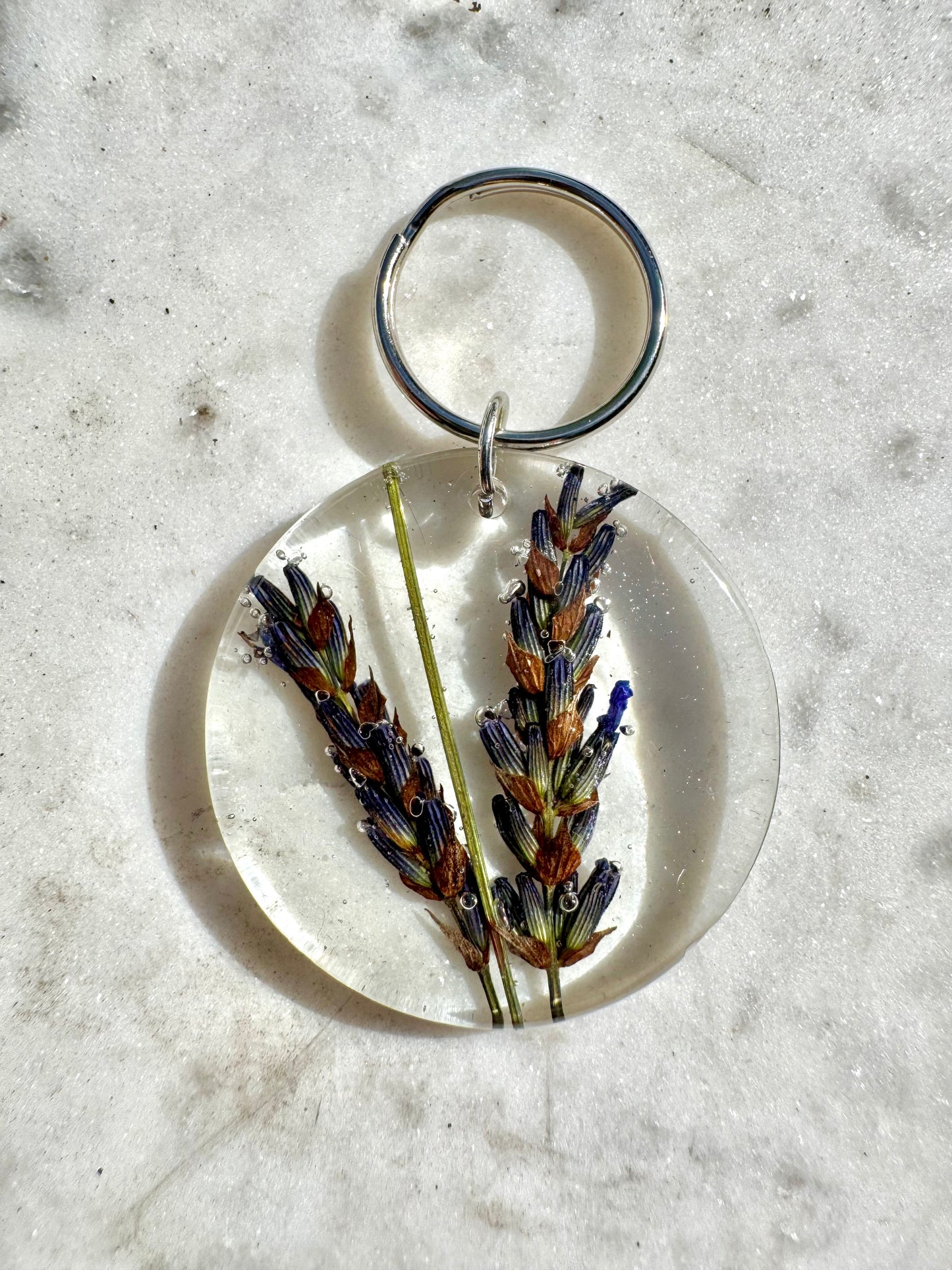 Lavender Keychain