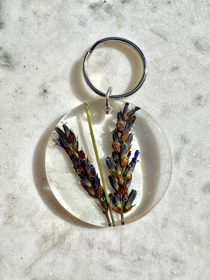 Lavender Keychain